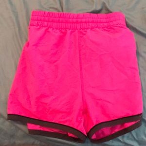 Pink Under Armor shorts